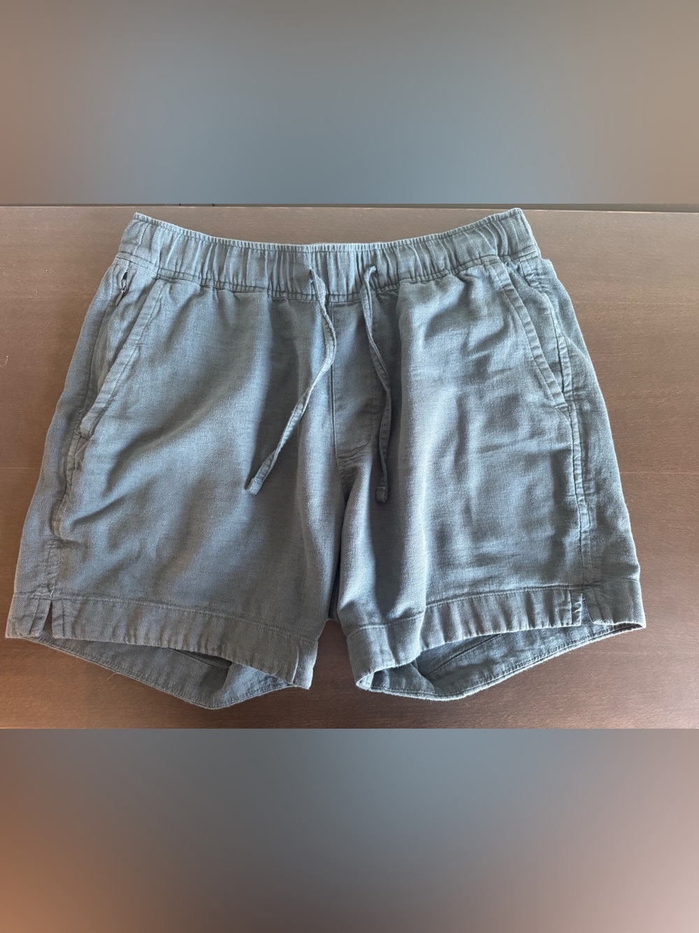 Abercrombie Linen-Blend Pull-On Short